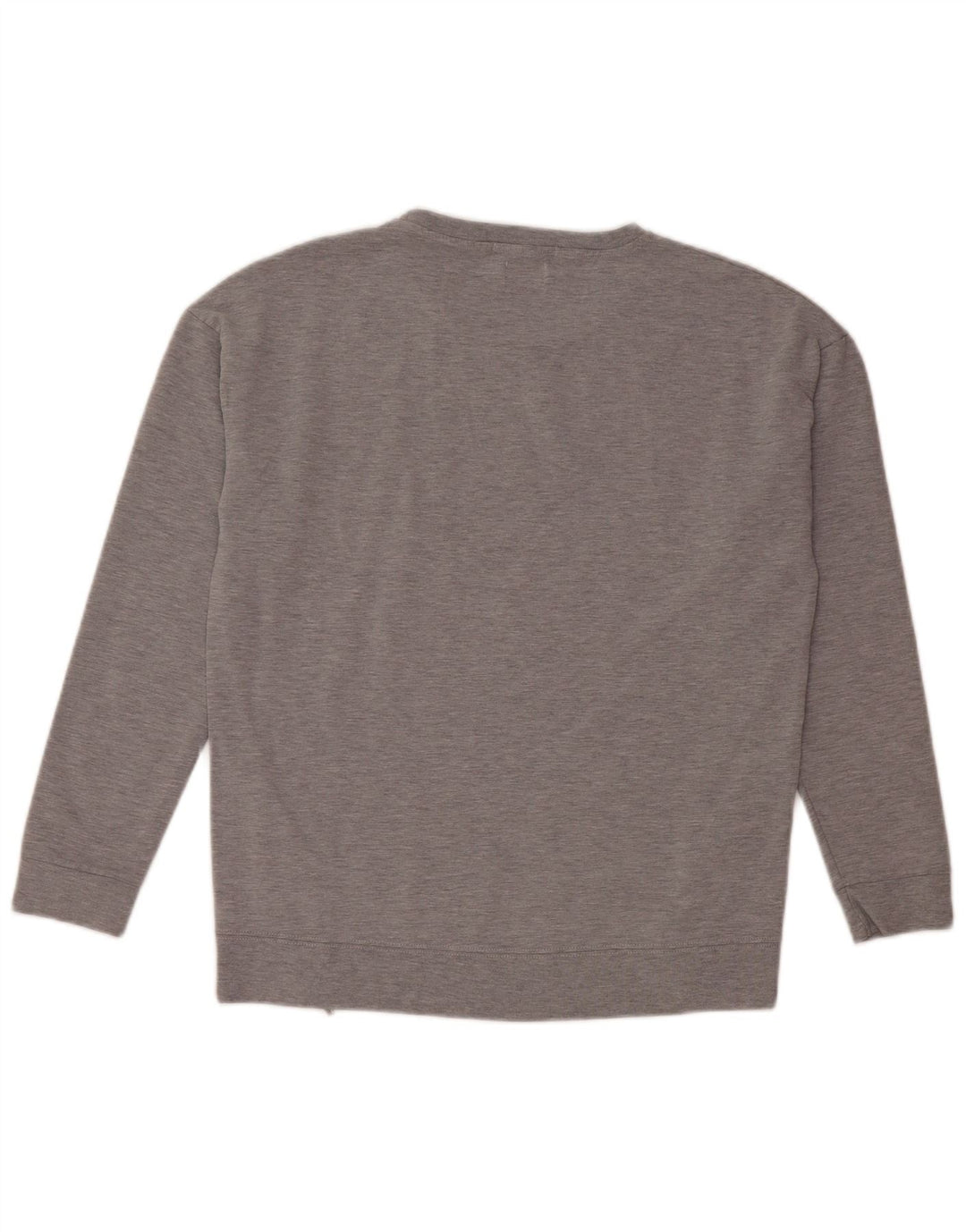 CONVERSE grafisk sweatshirt til kvinder UK 14 Mellemgrå bomuld