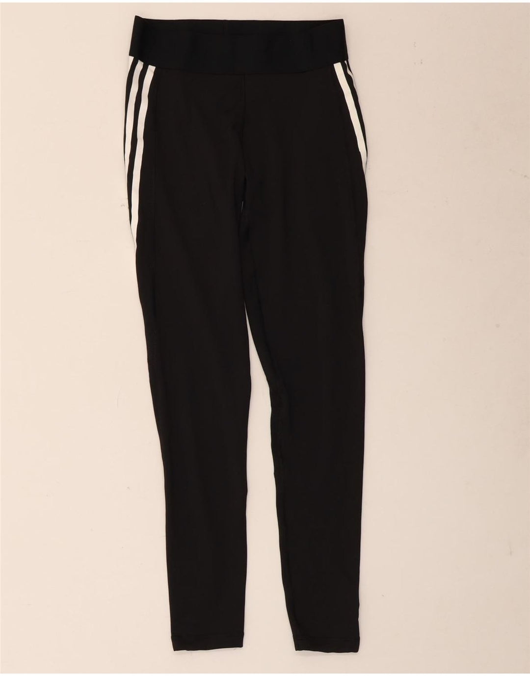 Adidas Aeroready Leggings til kvinder UK 8/10 Small Black Polyester