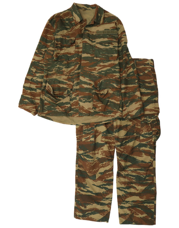 Vintage Herre Jagt 2 stykke sæt Medium W34 L30 Grøn Camouflage