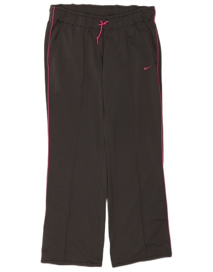 Nike træningsdragtsbukser til kvinder UK 12/14 mellemgrå polyester