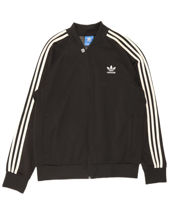 Adidas Træningsdragt til mænd, topjakke, stor sort polyester