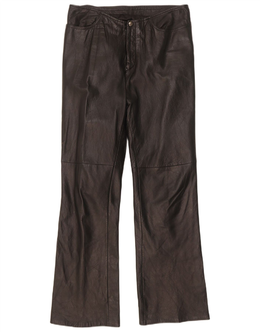 Dakota Dame Bootcut Læderbukser W30 L31 Sort