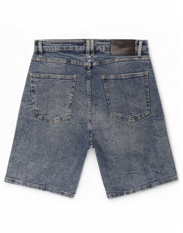 Zara Herre Denim Shorts EU 38 Small W30 Blue