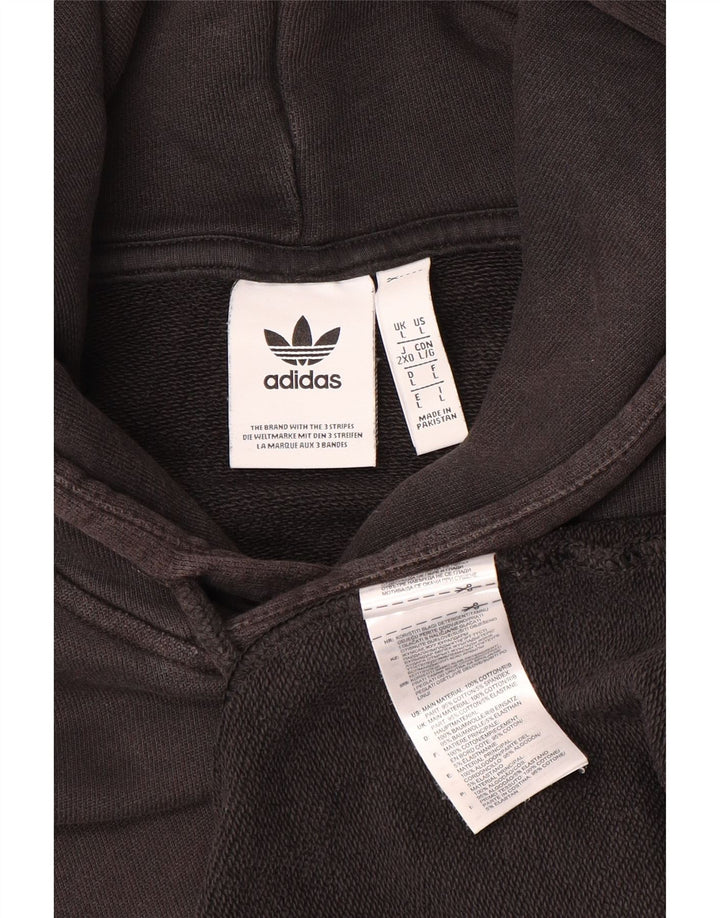 Adidas Herre Hættetrøje Jumper Stor Sort Bomuld