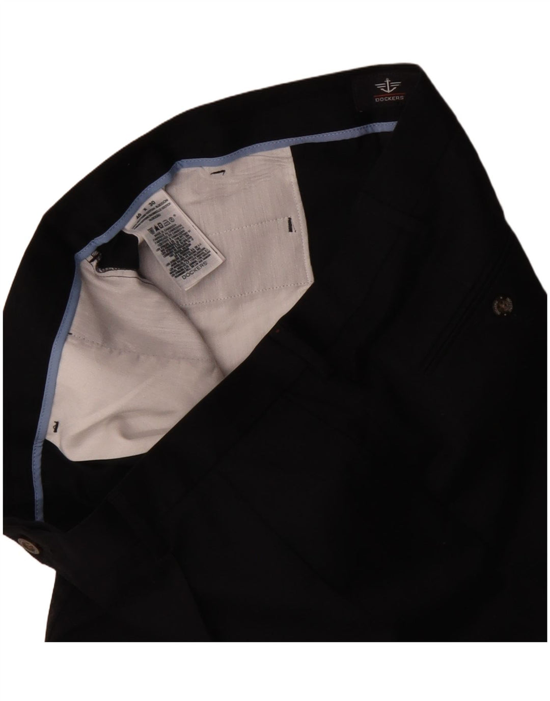 Dockers Herre Pegged Chino Bukser W40 L30 Sort Bomuld