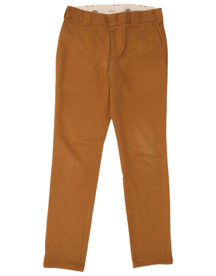 Dickies Herre Slim Fit Chino Bukser W32 L32 Brun Polyester