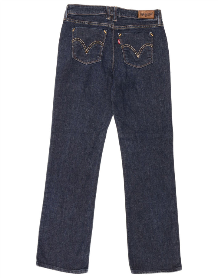 Levi's Dame 627 Straight Jeans W30 L29 Blå Bomuld