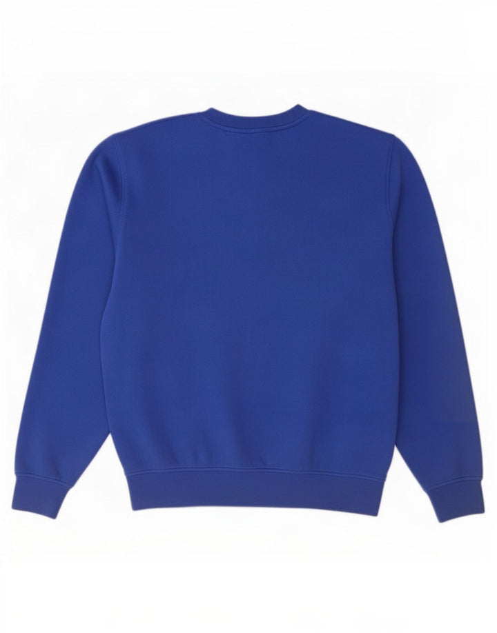 Lacoste Herre Sweatshirt Jumper Størrelse 3 Lille Blå Bomuld