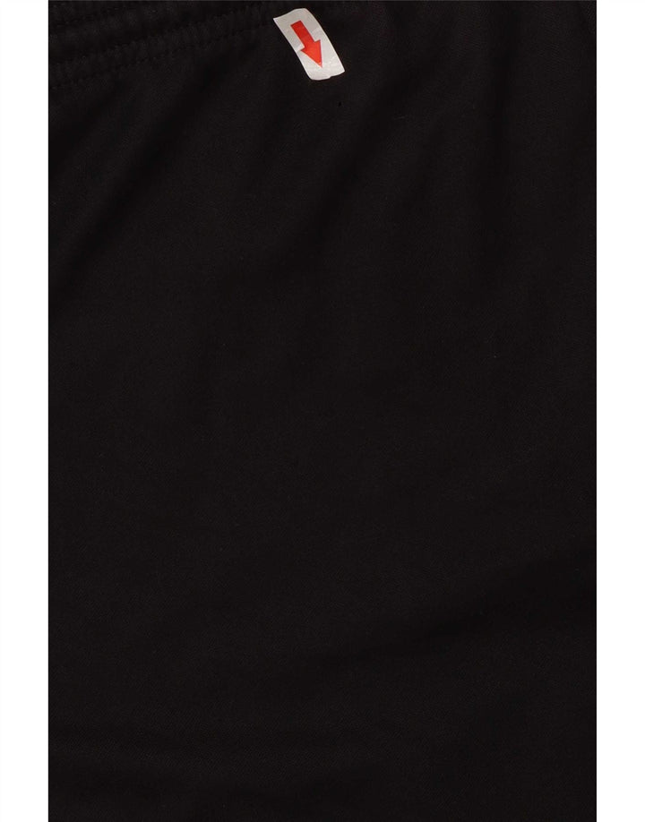 Adidas Herre Climalite grafiske sportsshorts store sorte polyester
