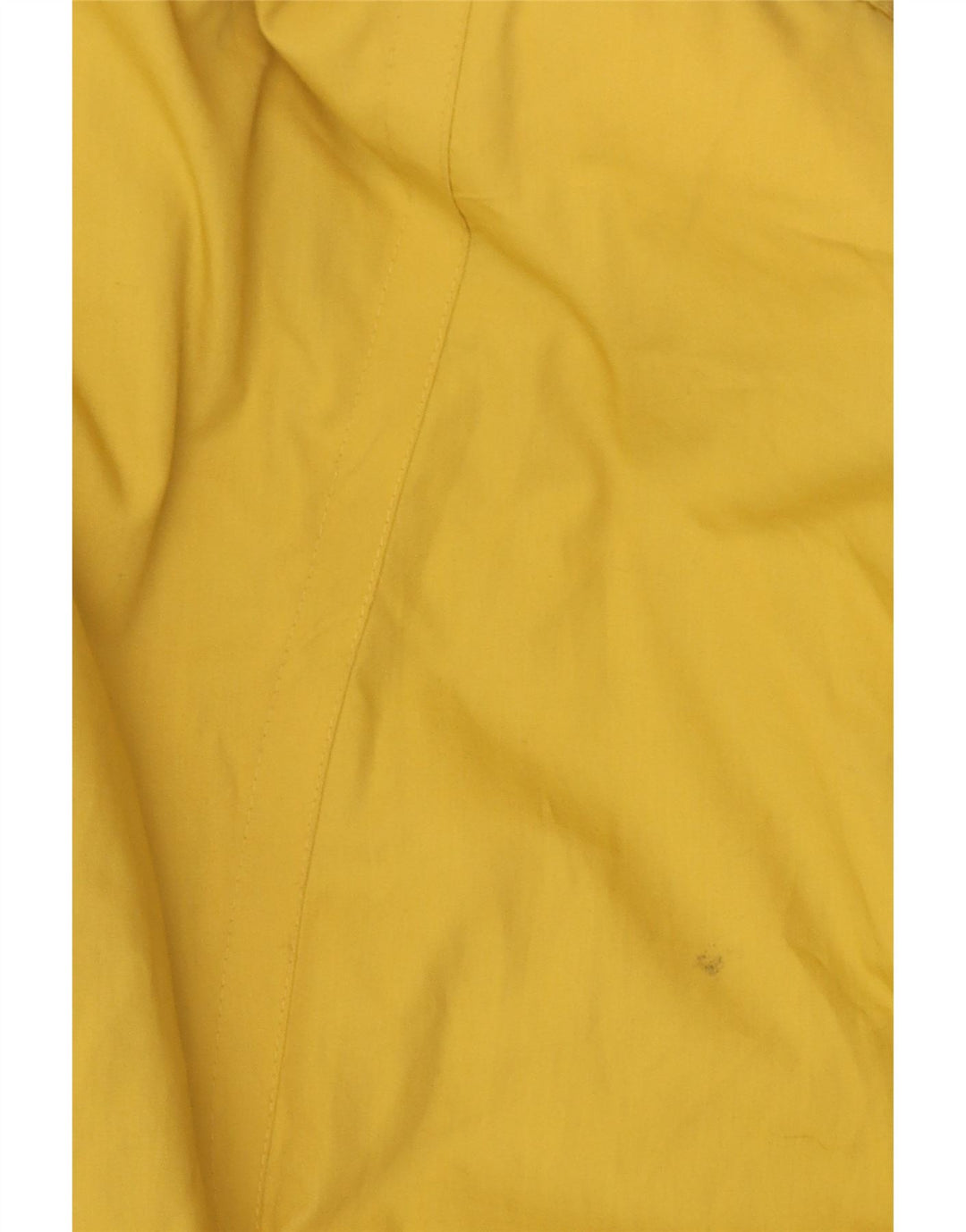 Vintage oversize regnfrakke til kvinder EU 42 stor gul polyester
