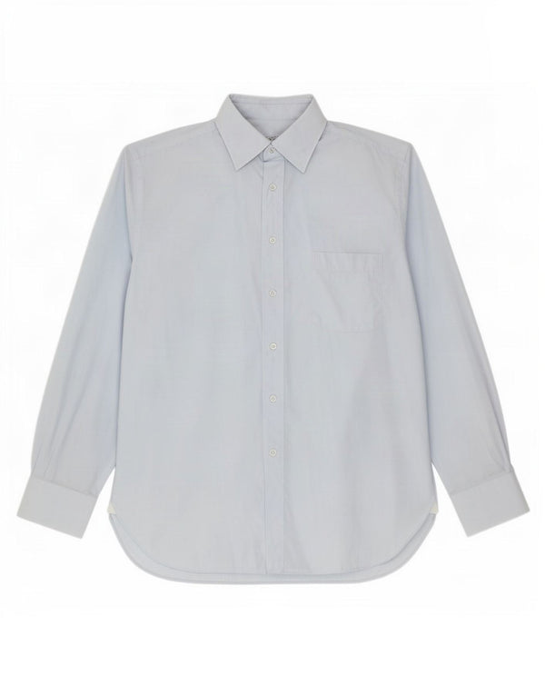 Ermenegildo Zegna Herreskjorte Str. 41 16 1/2 Stor Blå Bomuld