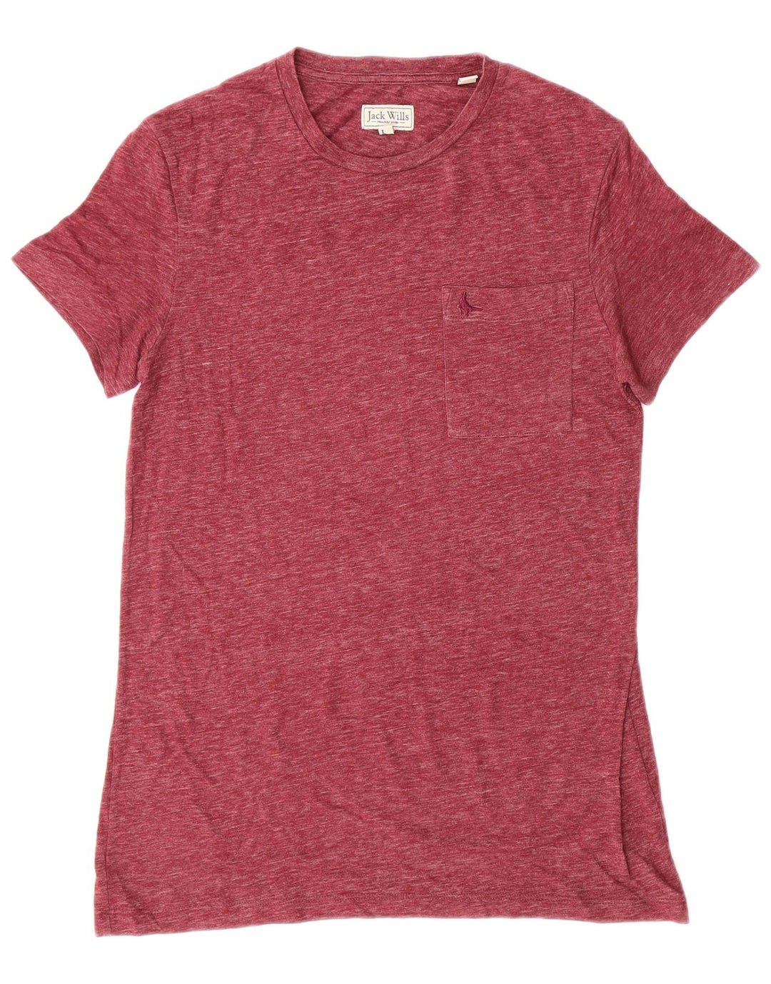 JACK WILLS Herre T-Shirt XS Bourgogne bomuld