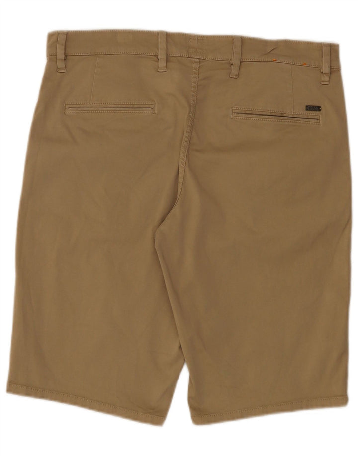 Hugo Boss Herre Chino Shorts W35 Large Beige Bomuld
