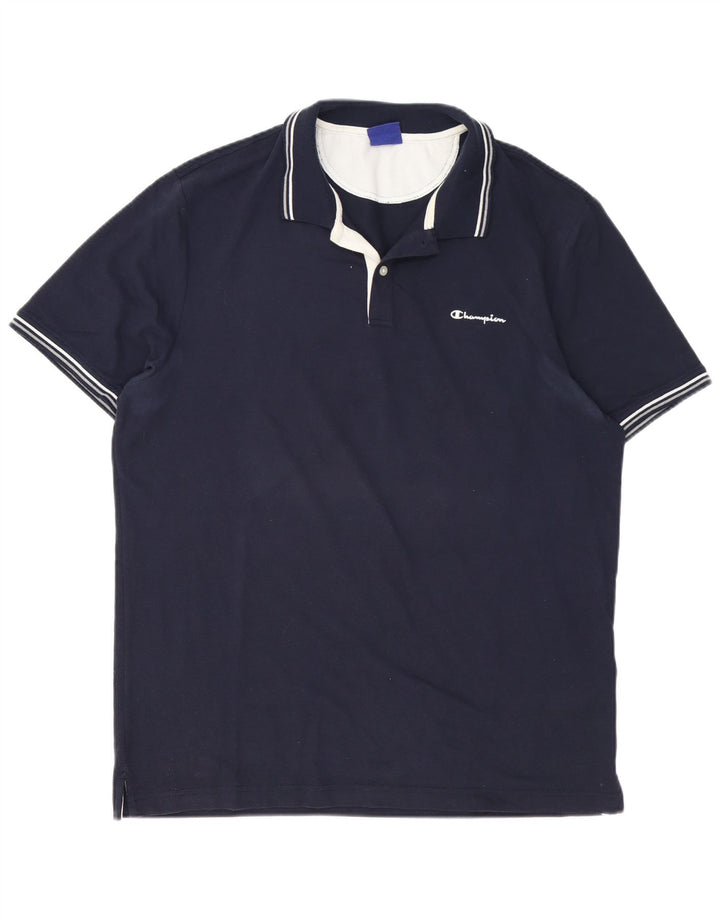 Champion herre poloskjorte 3XL marineblå bomuld