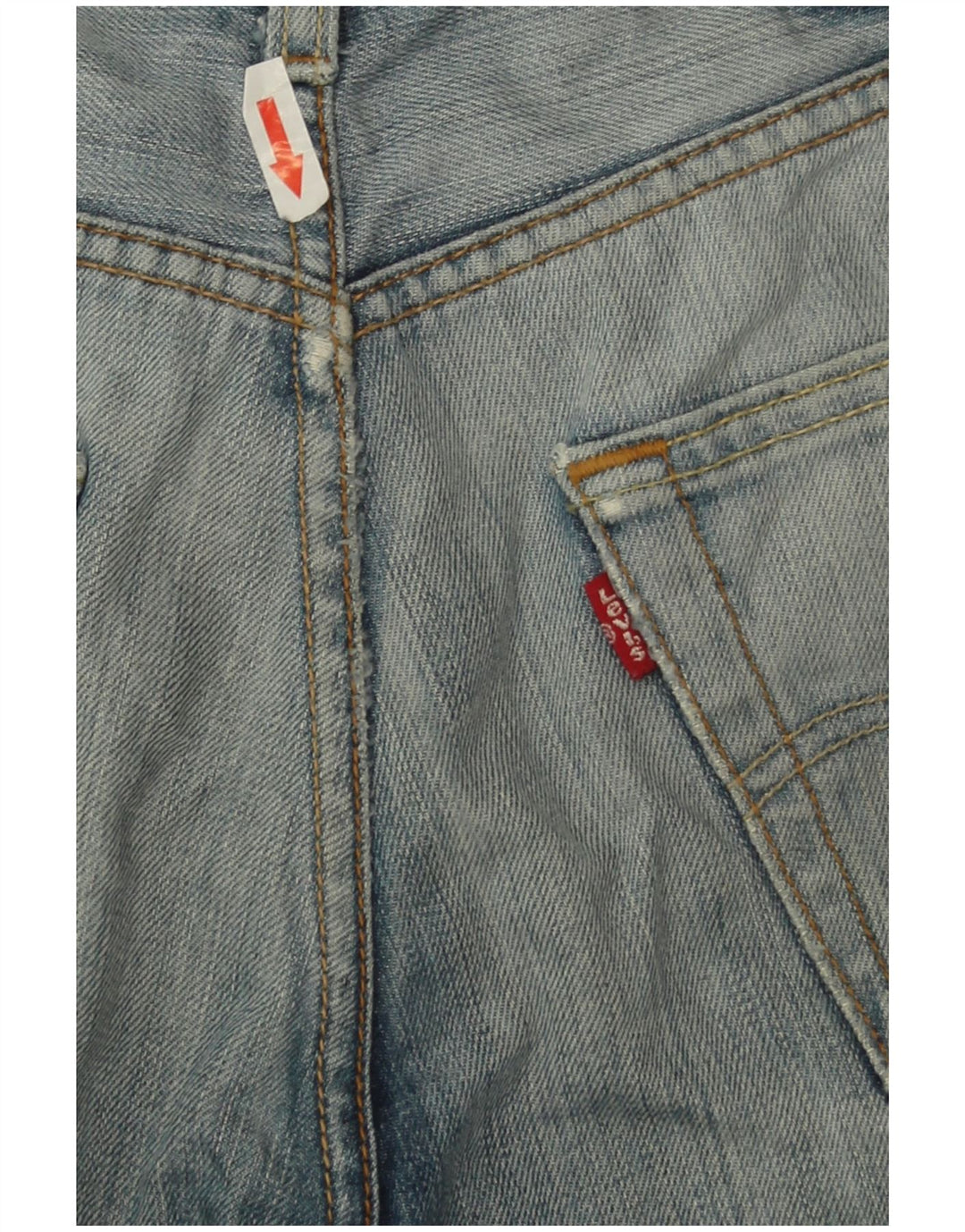 Levi's Herre 501 Straight Jeans W32 L31 Blå Bomuld