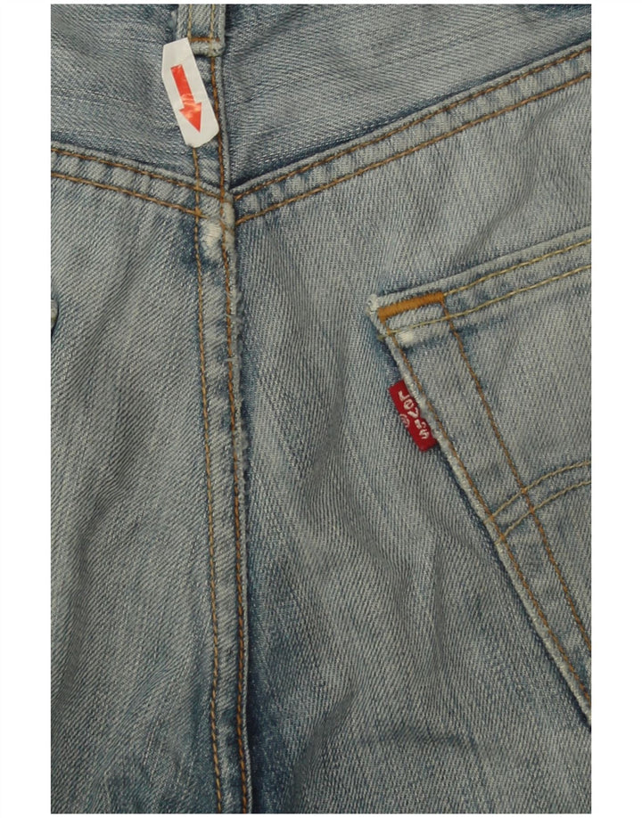 Levi's Herre 501 Straight Jeans W32 L31 Blå Bomuld