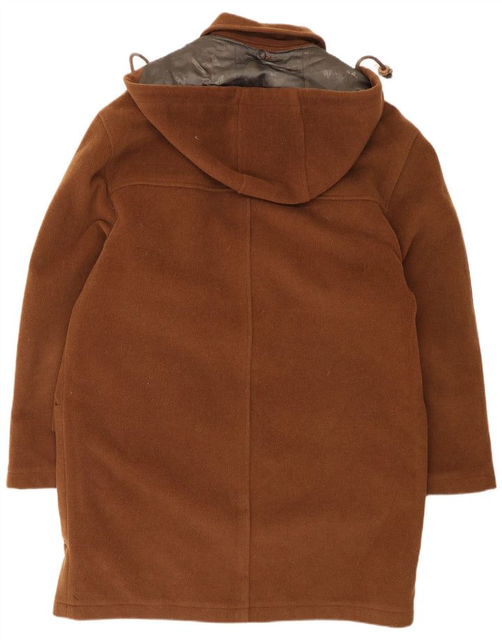 Division Vogue Dame Hooded Duffel Coat IT 54 3XL Brun Uld
