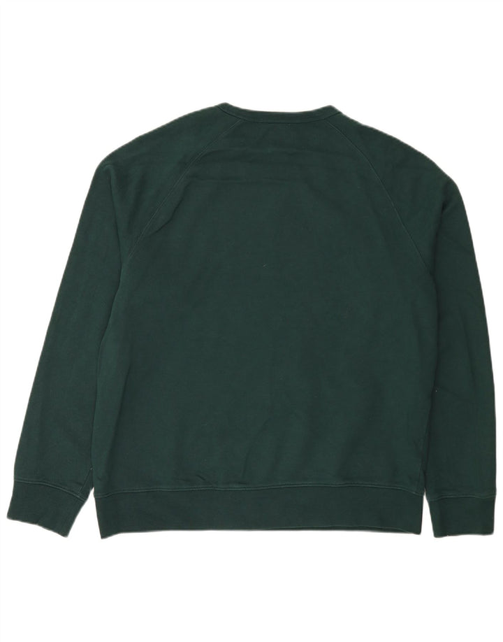 Marks & Spencer Herre Sweatshirt Jumper Stor Grøn Bomuld