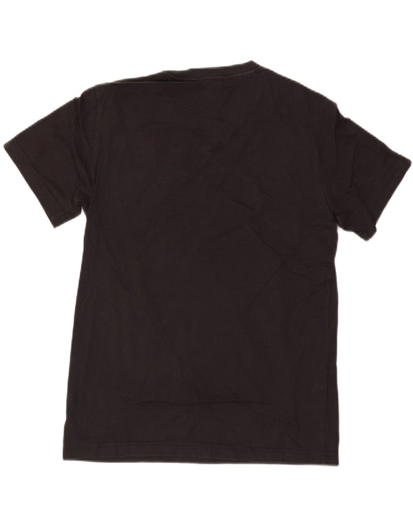Champion Mens T-Shirt Top Medium Black