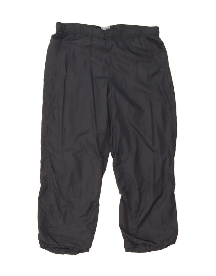 COLUMBIA Mens Titanium Capri Tracksuit Trousers Small  Black Nylon Vintage Columbia and Second-Hand Columbia from Messina Hembry 
