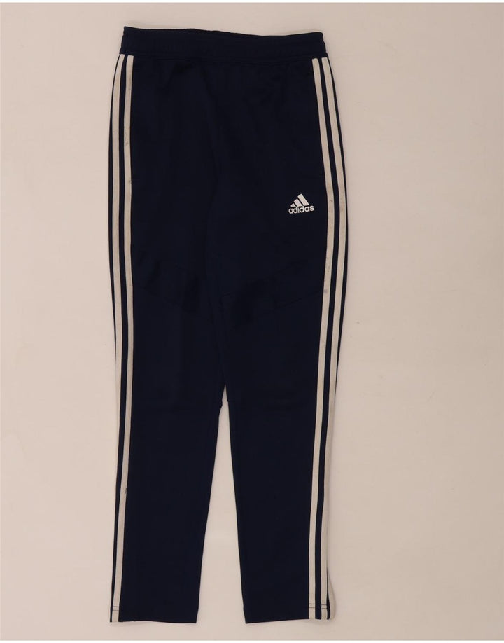 Adidas Træningsdragtsbukser til drenge 11-12 år Marineblå polyester