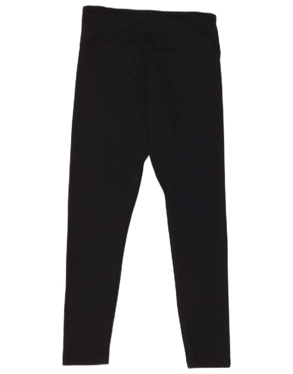 Nike Dame Leggings UK 12 Medium Sort Polyester