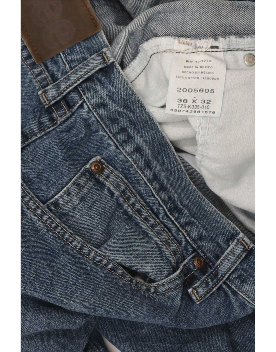 Lee Herre Regular Fit Straight Jeans W36 L32 Blå Bomuld
