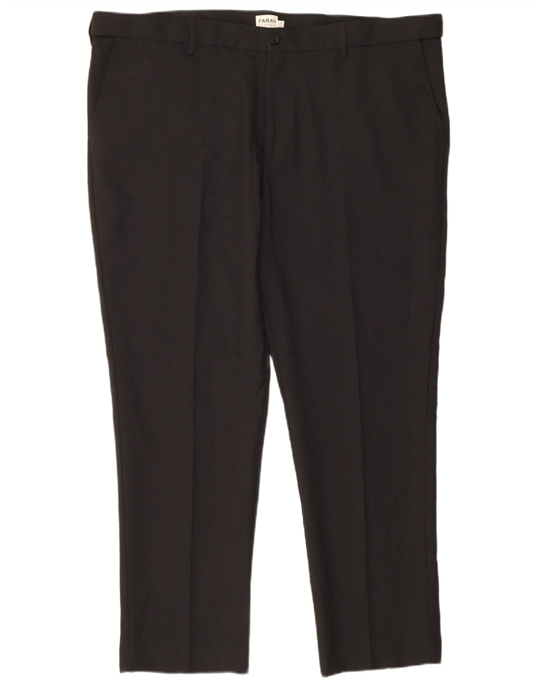 Farah Herre Klassiske Slim Chino Bukser W44 L29 Sort Polyester