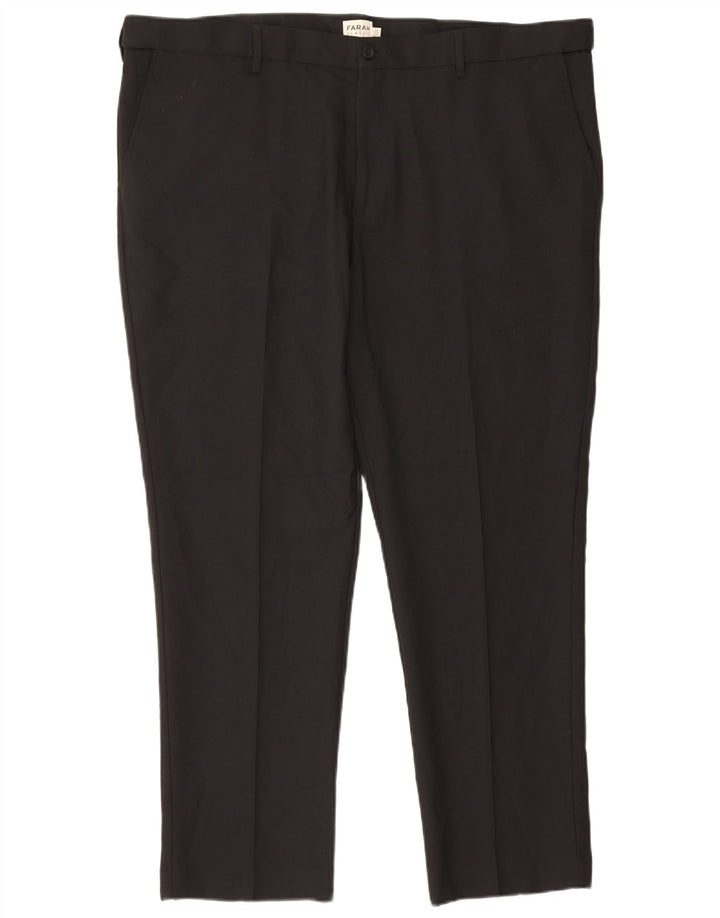 Farah Herre Klassiske Slim Chino Bukser W44 L29 Sort Polyester