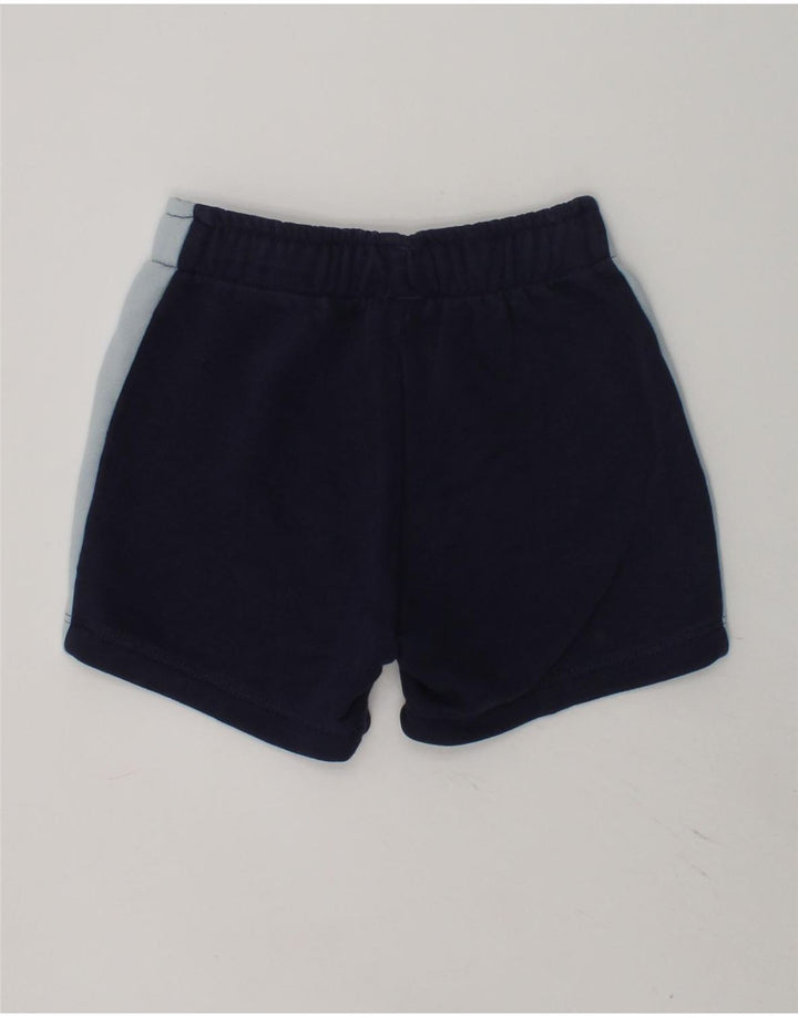 PUMA Boys Graphic Sport Shorts 2-3 Years Navy Blue Colourblock | Vintage Puma | Thrift | Second-Hand Puma | Used Clothing | Messina Hembry 
