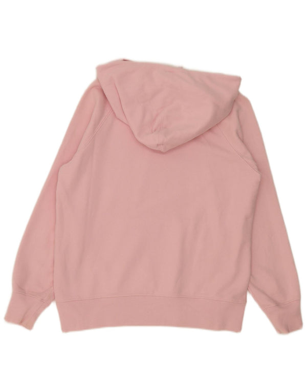 Levi's Womens Graphic Oversized Hoodie Jumper UK 6 XS Pink Cotton