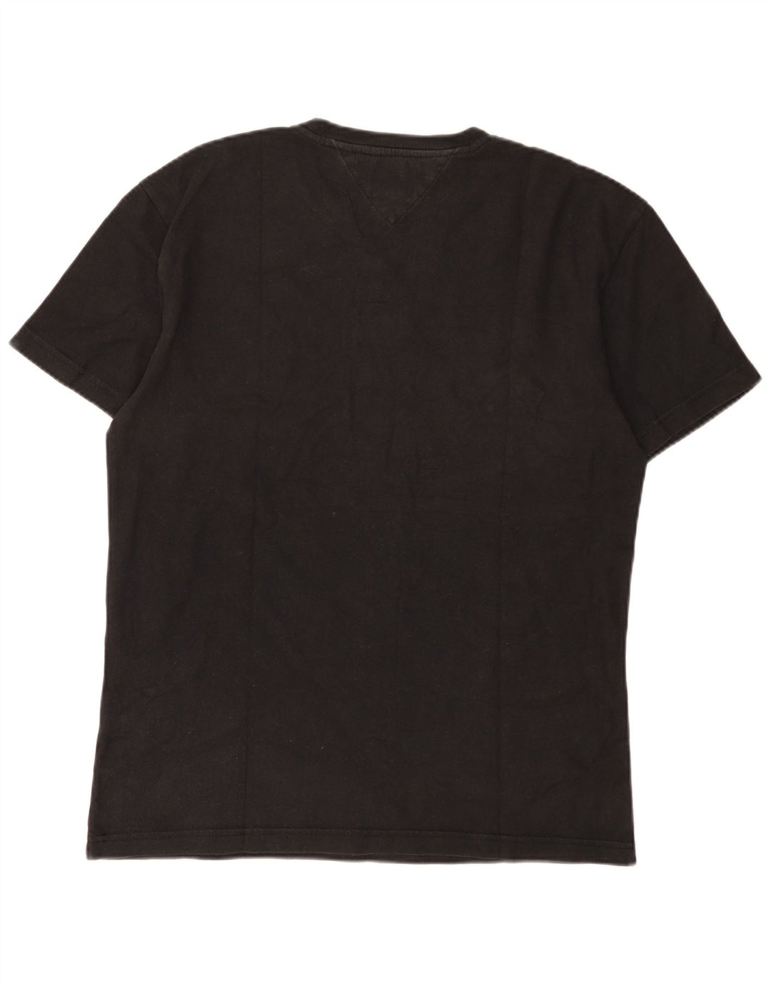 Tommy Hilfiger Herre T-Shirt Top Stor Sort Bomuld