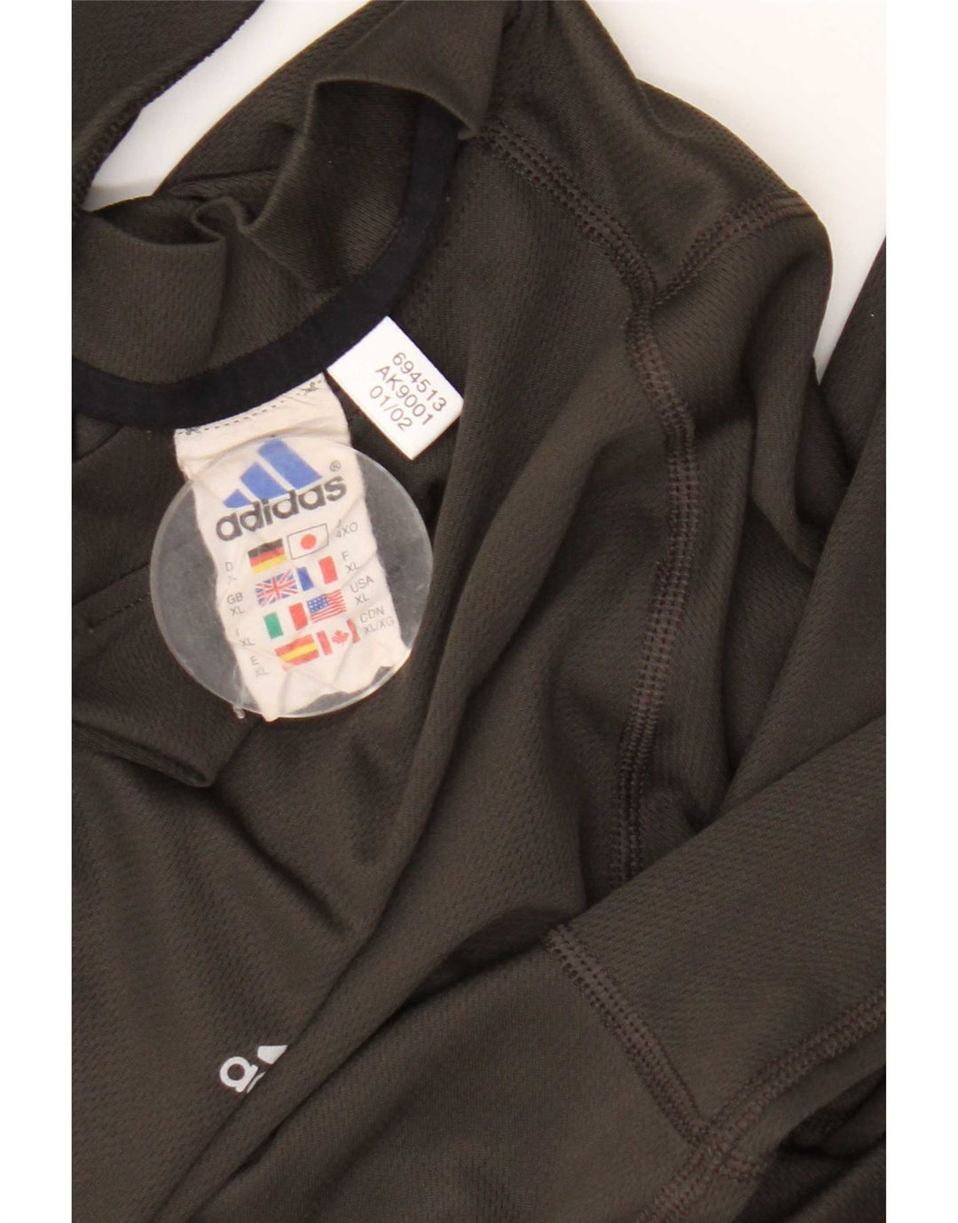 Adidas Herre Top Langærmet XL Khaki Polyester