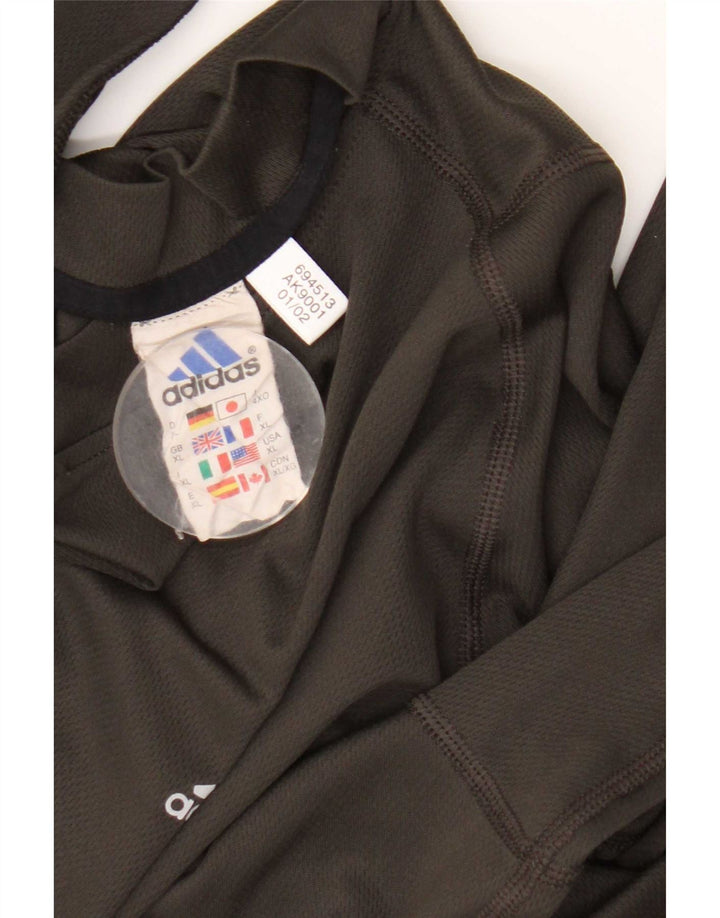 Adidas Herre Top Langærmet XL Khaki Polyester