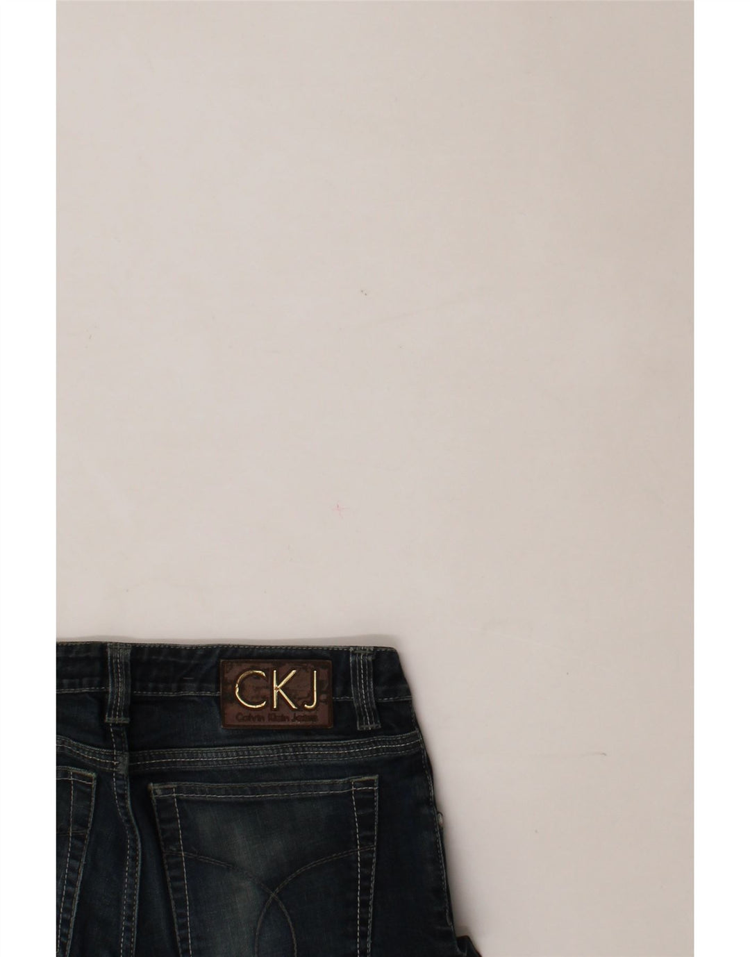 CALVIN KLEIN Womens Straight Jeans W30 L25 Blue Cotton Vintage Calvin Klein and Second-Hand Calvin Klein from Messina Hembry 