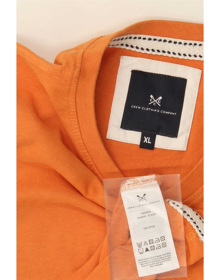 J. Crew Herre T-Shirt Top XL Orange Bomuld