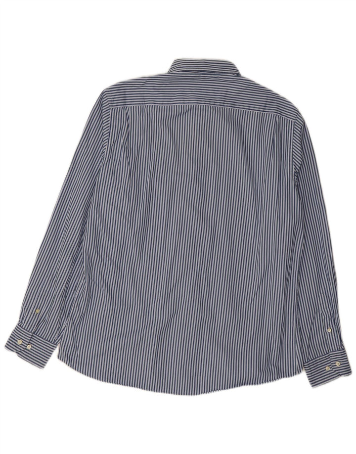 Massimo Dutti Herreskjorte XL Blå nålestribet