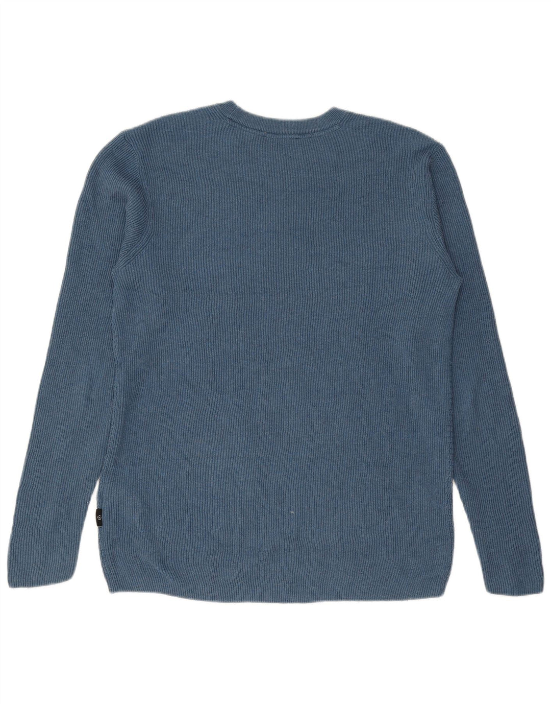 Ted Baker Herre Crew Neck Jumper Sweater Størrelse 3 Medium Blue Cotton