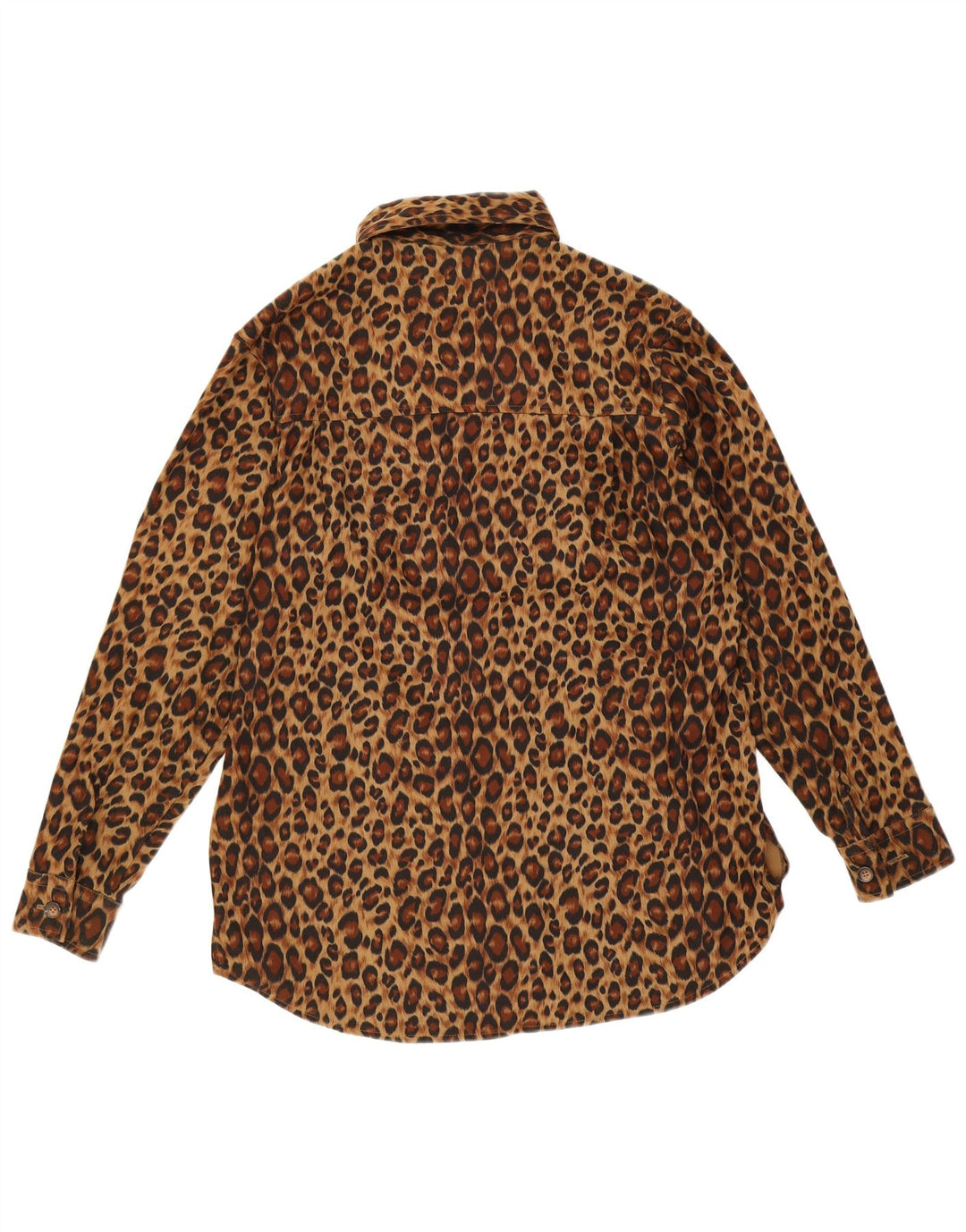 Sunbelt Dame Oversized Shirt UK 10 Small Brown Animal Print