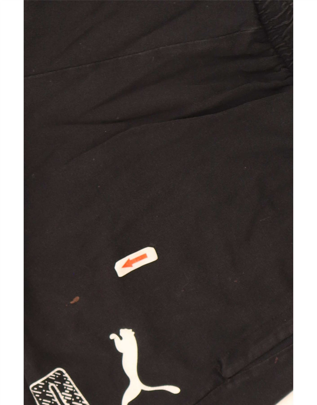 Puma Herre grafiske sportsshorts Medium sort bomuld