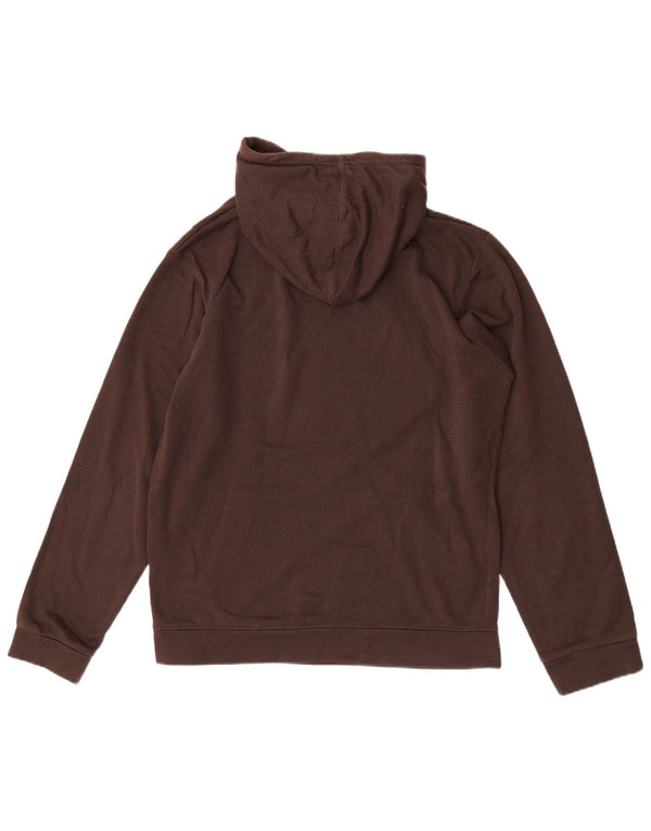 Jack & Jones Grafisk hættetrøje til mænd XL brun bomuld