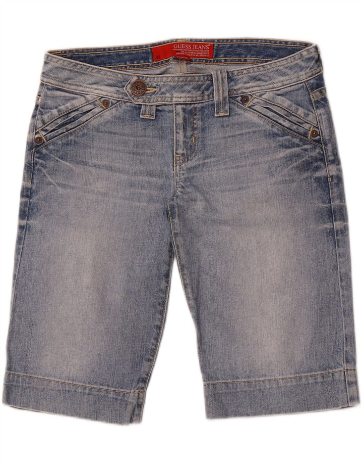 Guess denimshorts til kvinder W27 Små blå bomuld