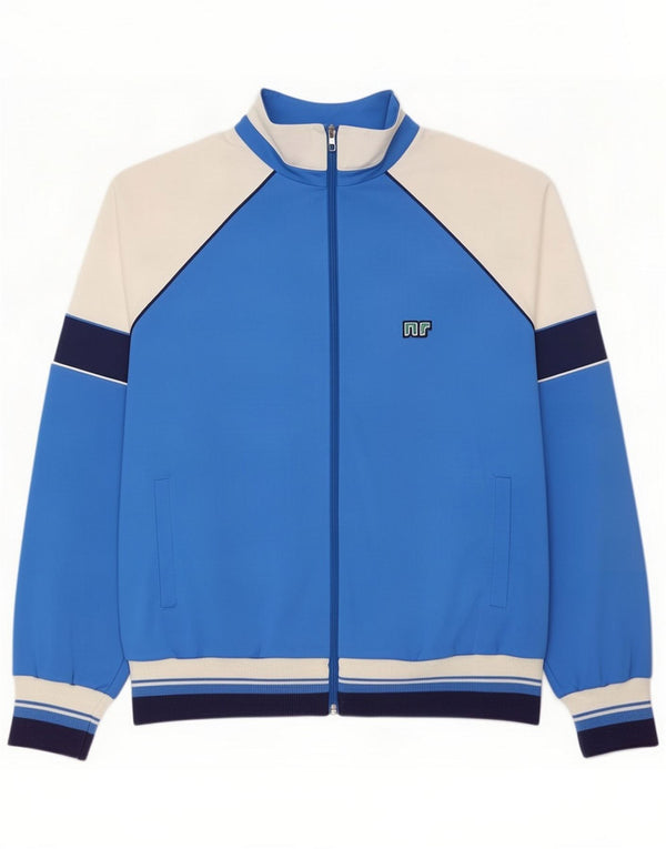 Ennerre Dame træningsdragt Top Jacket UK 22 3XL Blå Colourblock Polyamid