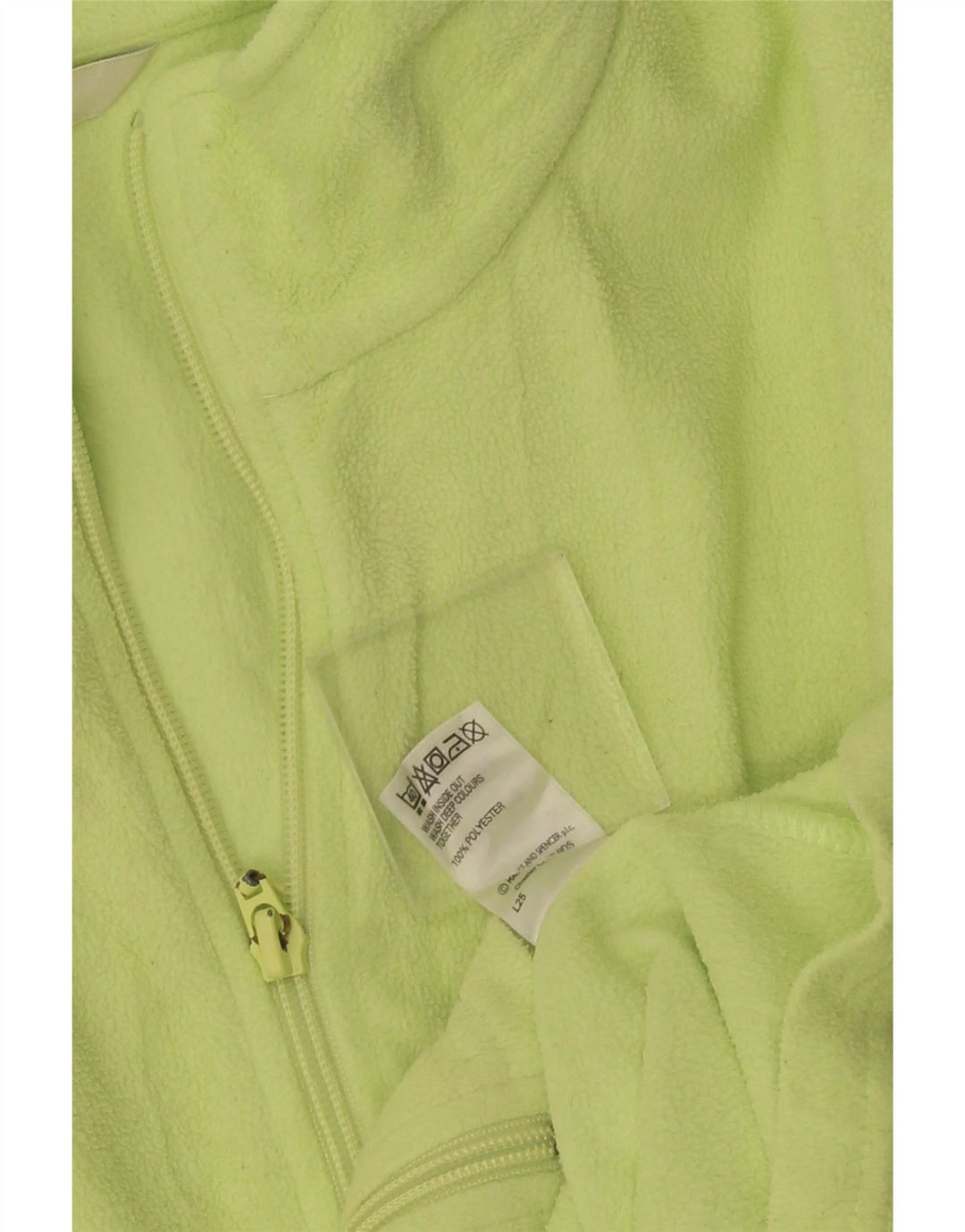 Marks & Spencer Fleecejakke til kvinder UK 20 2XL Grøn Polyester