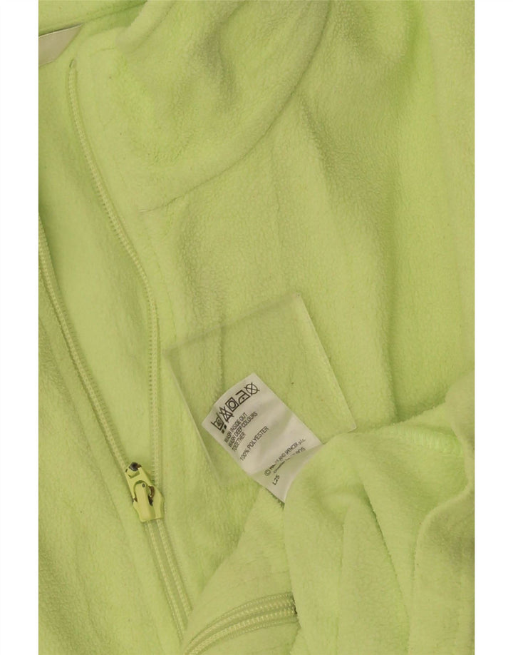 Marks & Spencer Fleecejakke til kvinder UK 20 2XL Grøn Polyester