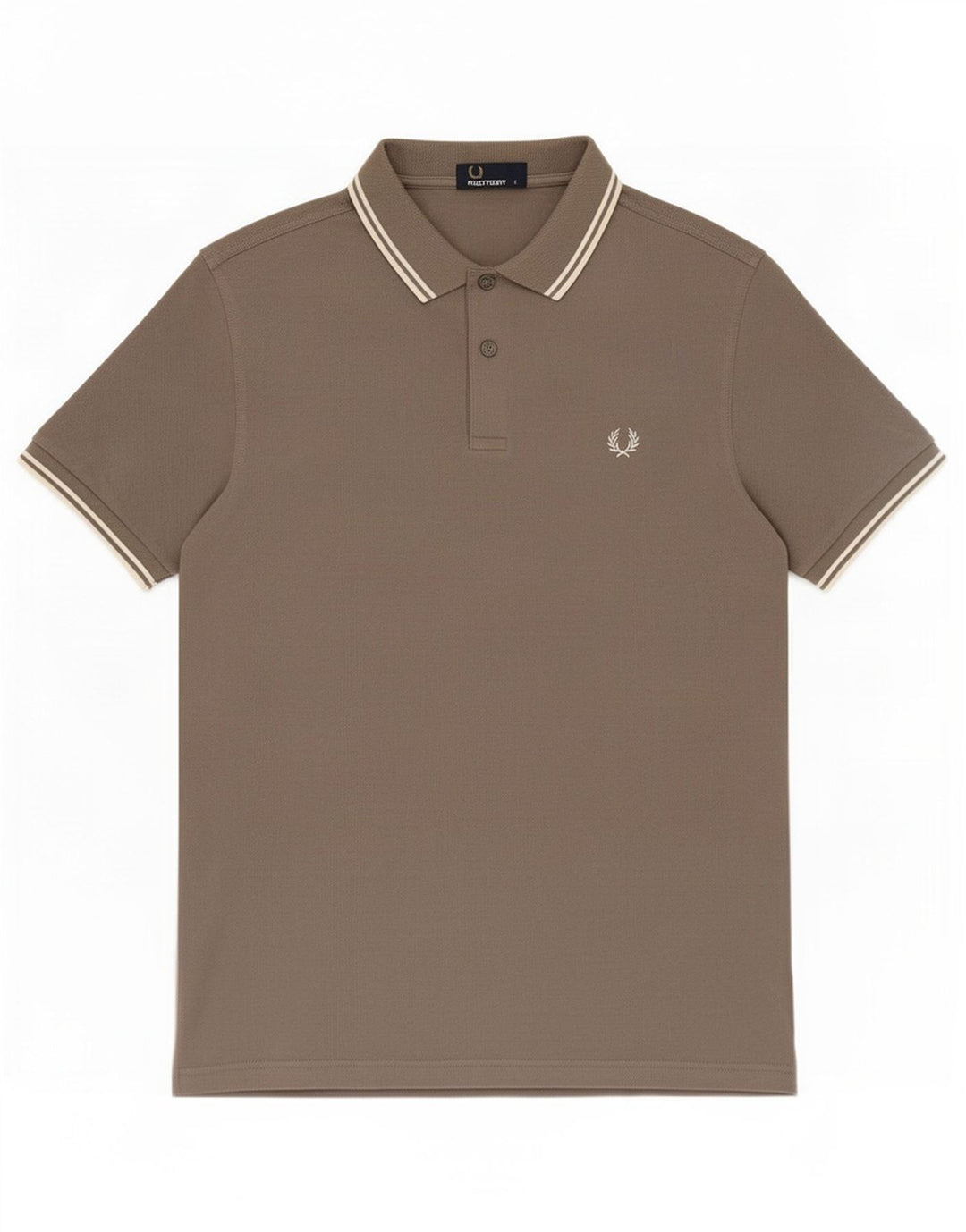Fred Perry Herre poloshirt Stor grå bomuld