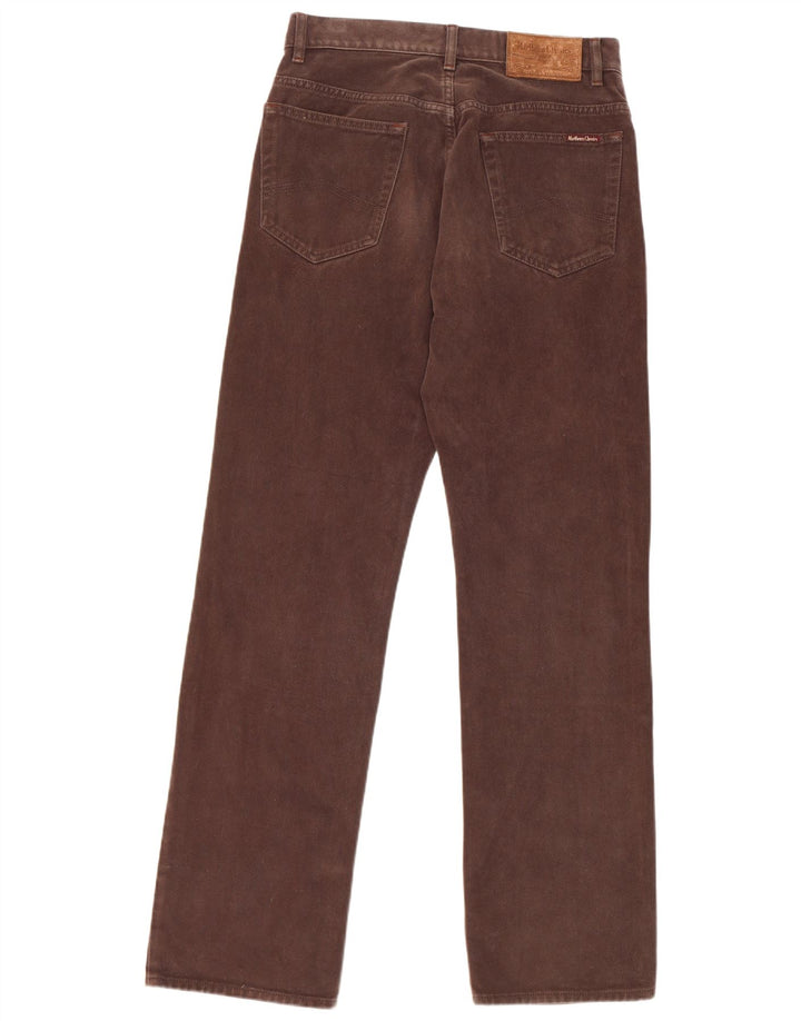 Marlboro Classics Straight Jeans til mænd W32 L34 Brun bomuld