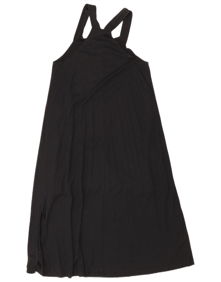 Massimo Dutti Dame ærmeløs Maxi Dress UK 10 Small Black