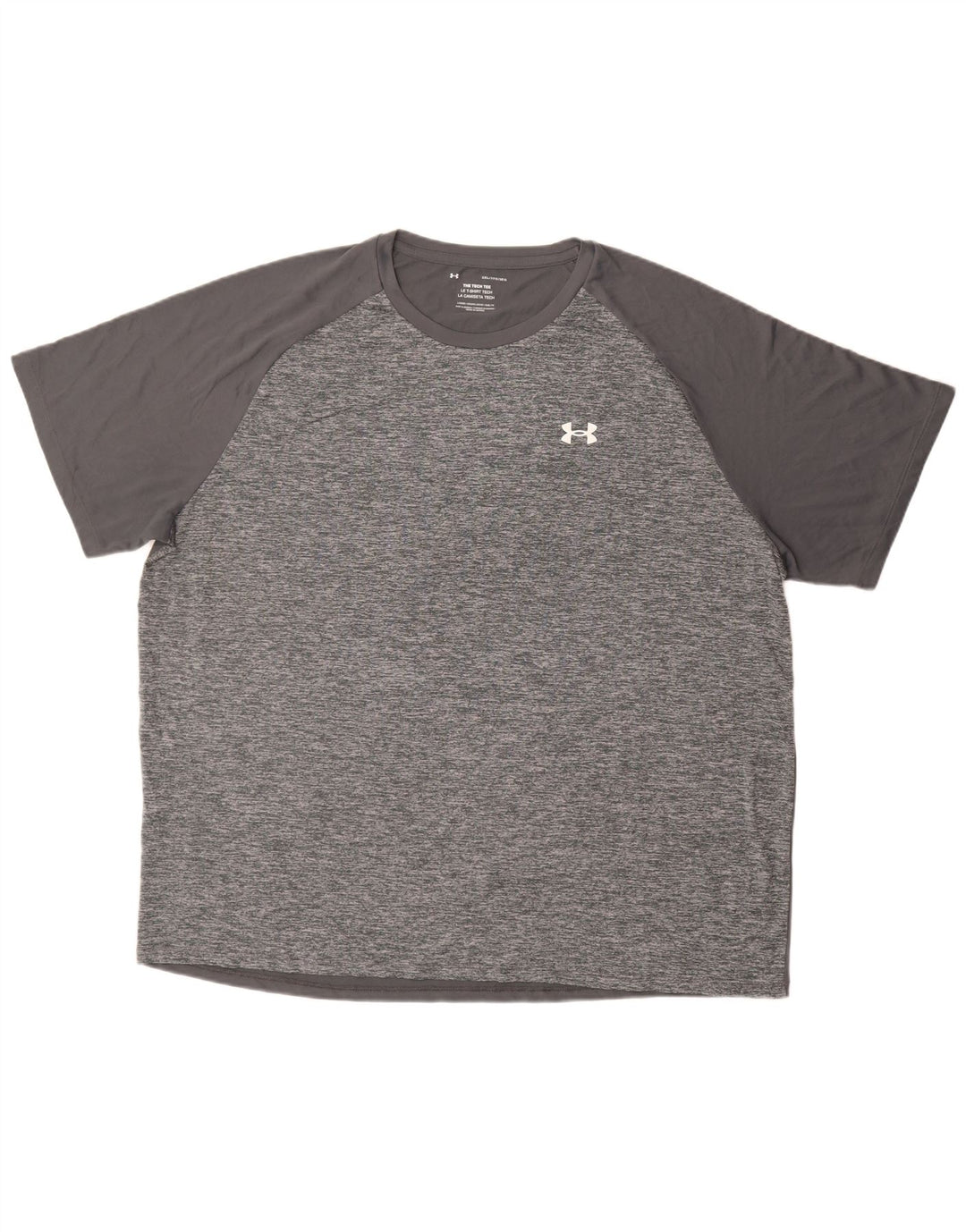 Under Armour Herre T-Shirt Top 3XL Grå Flecked