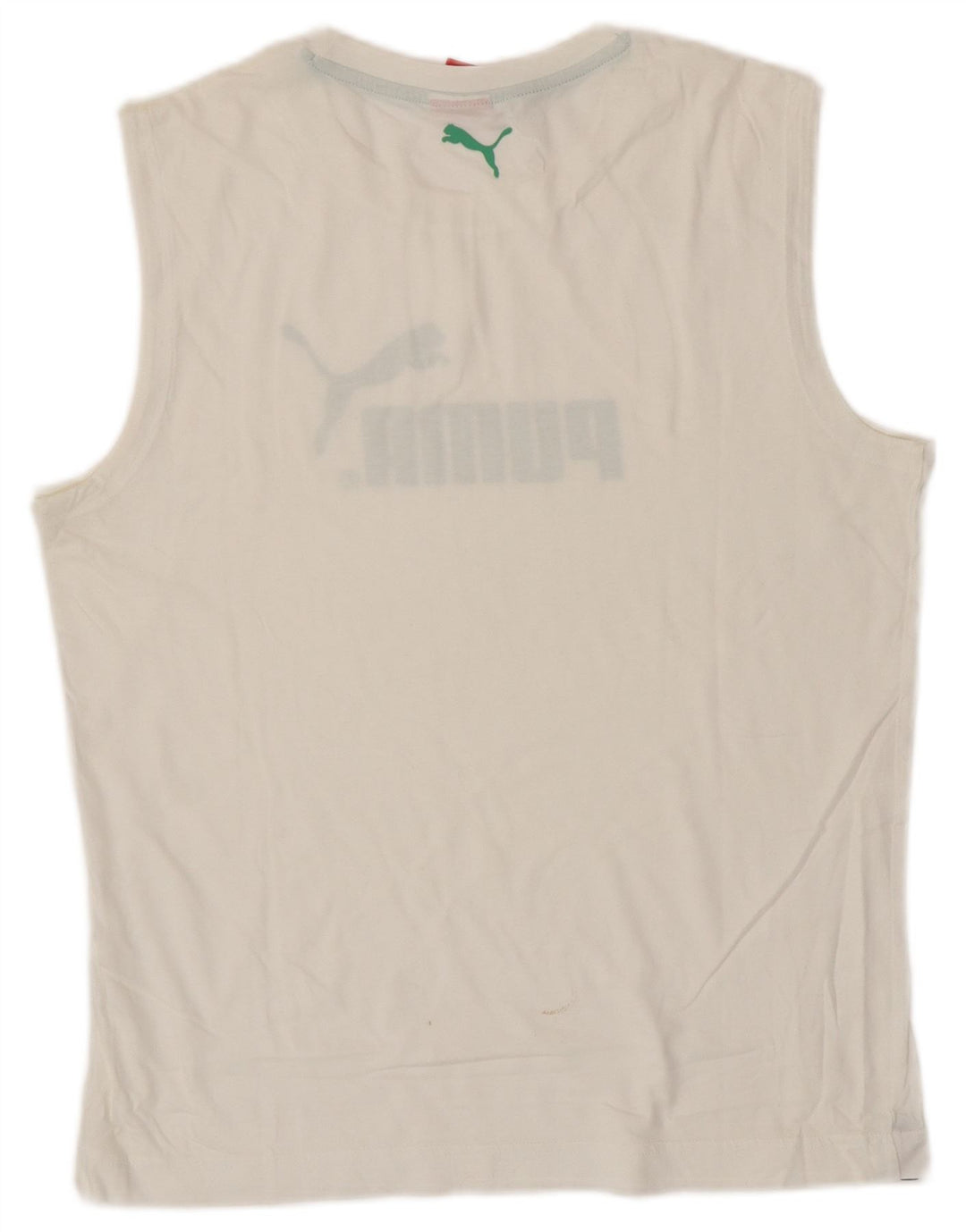 Puma Herre Grafisk Vest Top Medium Hvid